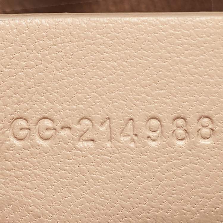 Pre Owned Salvatore Ferragamo Beige Signature Fabric Logo Small Tote