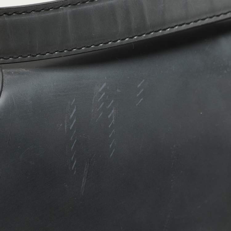 مملوكة مسبقًا Salvatore Ferragamo Grey Leather Jody Shoulder Bag