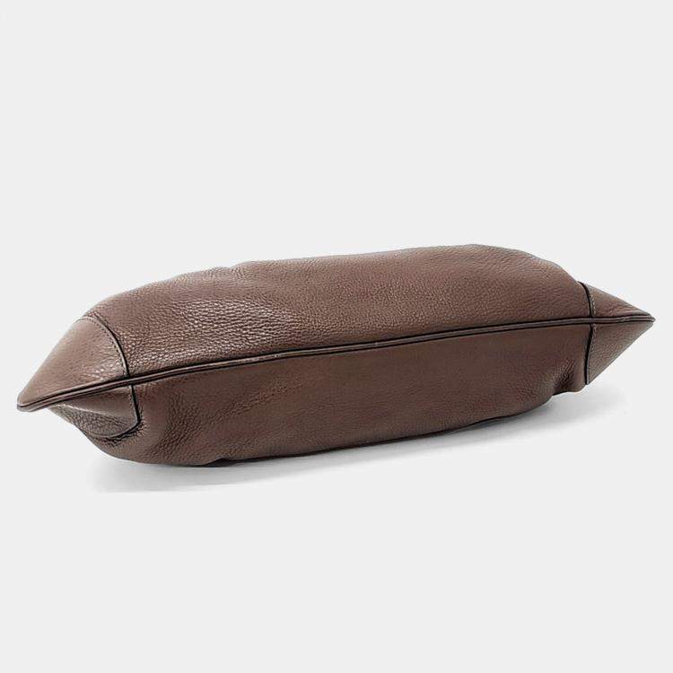 Pre Owned Salvatore Ferragamo Brown Leather tote bag