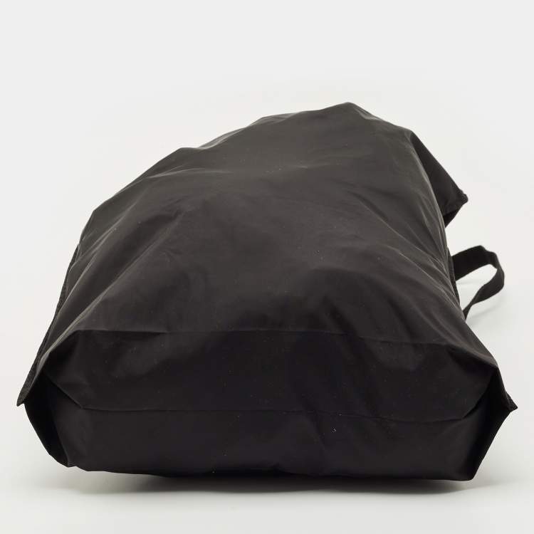 Pre Owned Salvatore Ferragamo Black Nylon Tote