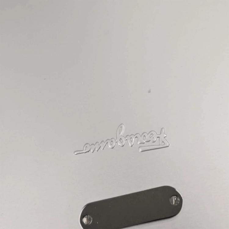 Pre Owned Salvatore Ferragamo Silver Aluminum Gancini Shoulder Bag 