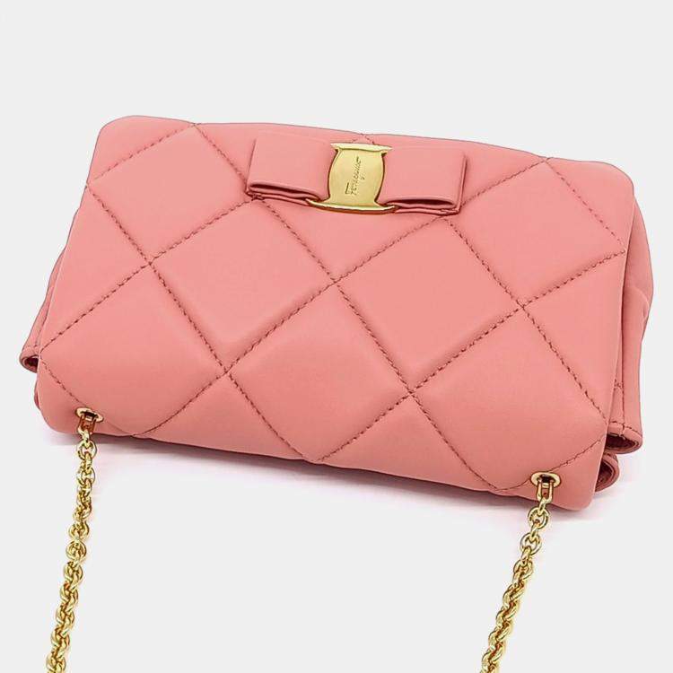 Pre Owned Salvatore Ferragamo Vara Crossbody Bag