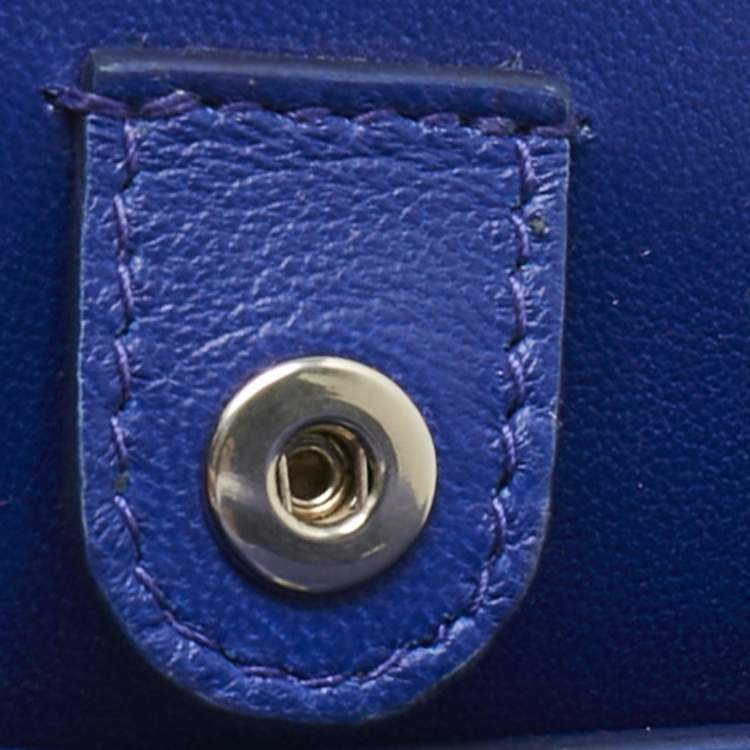 Pre Owned حقيبة كروس سالفاتوري فيراغامو واندا أزرق شمواه كريستال دقيق