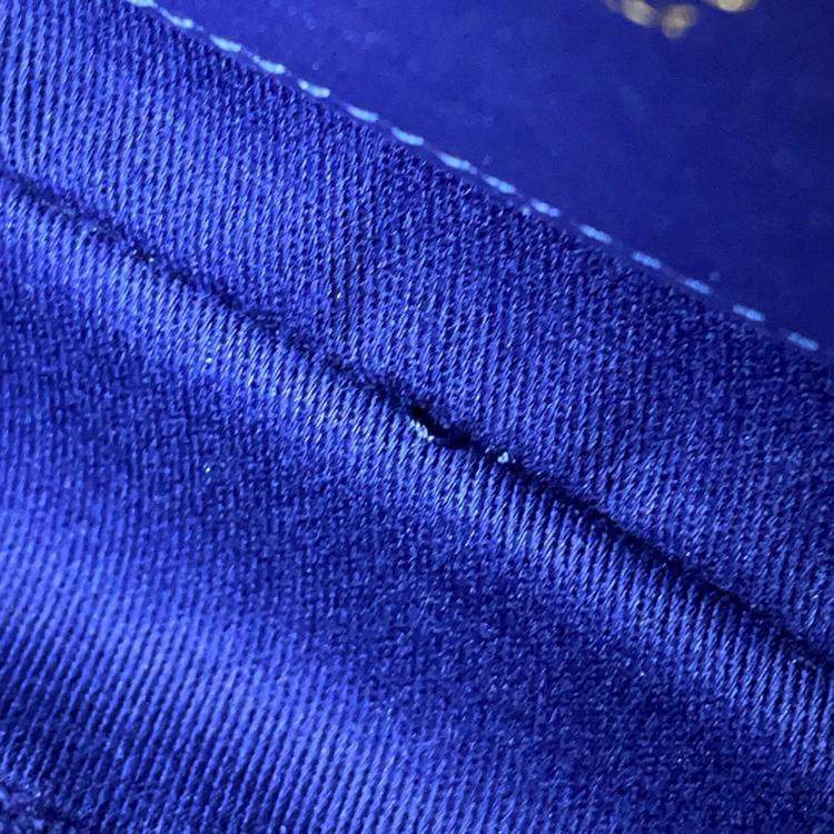 Pre Owned Ferragamo Shoulder Bag Camera Bag Gancini Midnight Blue Leather