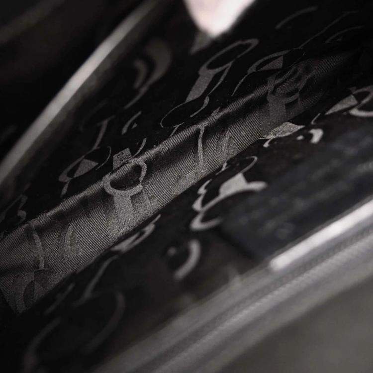 Pre Owned Salvatore Ferragamo Black Gancini 2way Handbag