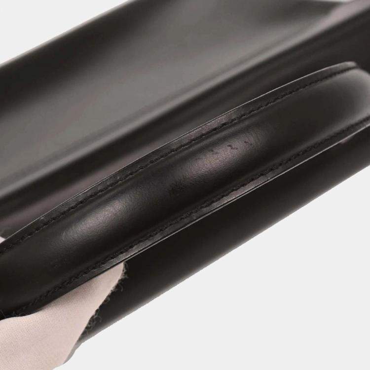 Pre Owned Salvatore Ferragamo Black Gancini 2way Handbag