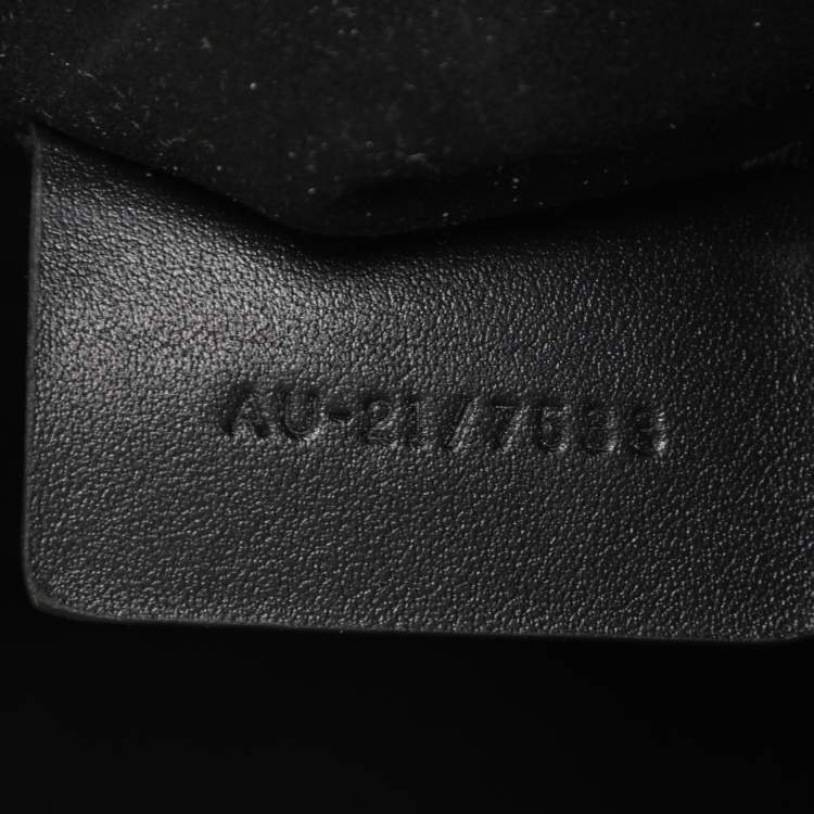 Pre Owned Ferragamo Charming Beige/Black Canvas and Leather Tote