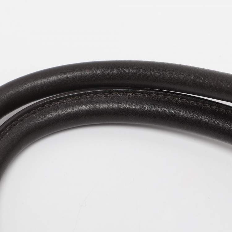 Pre Owned حقيبة يد سالفاتوري فيراغامو مارلين جلد كحلية