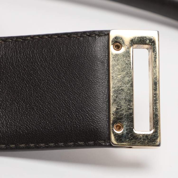 Pre Owned حقيبة يد سالفاتوري فيراغامو مارلين جلد كحلية