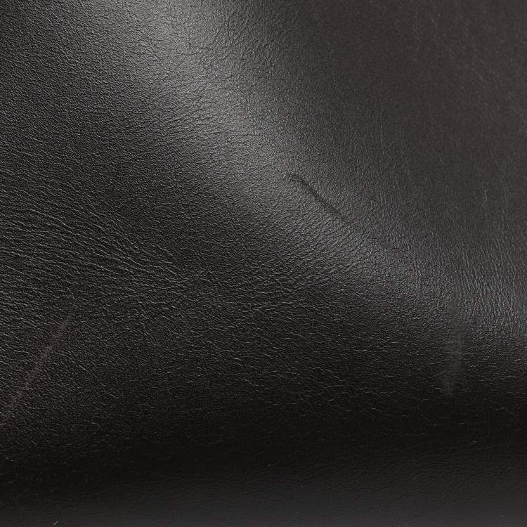 Pre Owned حقيبة يد سالفاتوري فيراغامو مارلين جلد كحلية