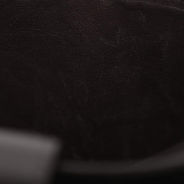 Pre Owned حقيبة يد سالفاتوري فيراغامو مارلين جلد كحلية