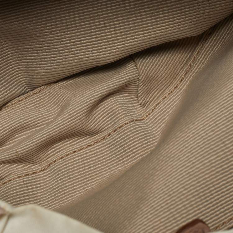 مملوكة مسبقًا Salvatore Ferragamo Pink Pleated Floral Leather and Satin Hobo