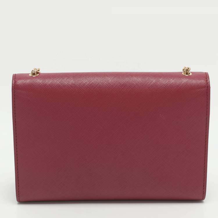 Pre Owned Salvatore Ferragamo Vara Bow Pink Leather Shoulder Bag