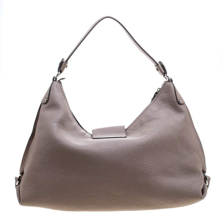 Pre Owned Salvatore Ferragamo Dusty Pink Leather Fanisa Hobo
