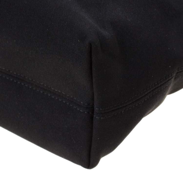 Pre Owned Salvatore Ferragamo Black Canvas Tote