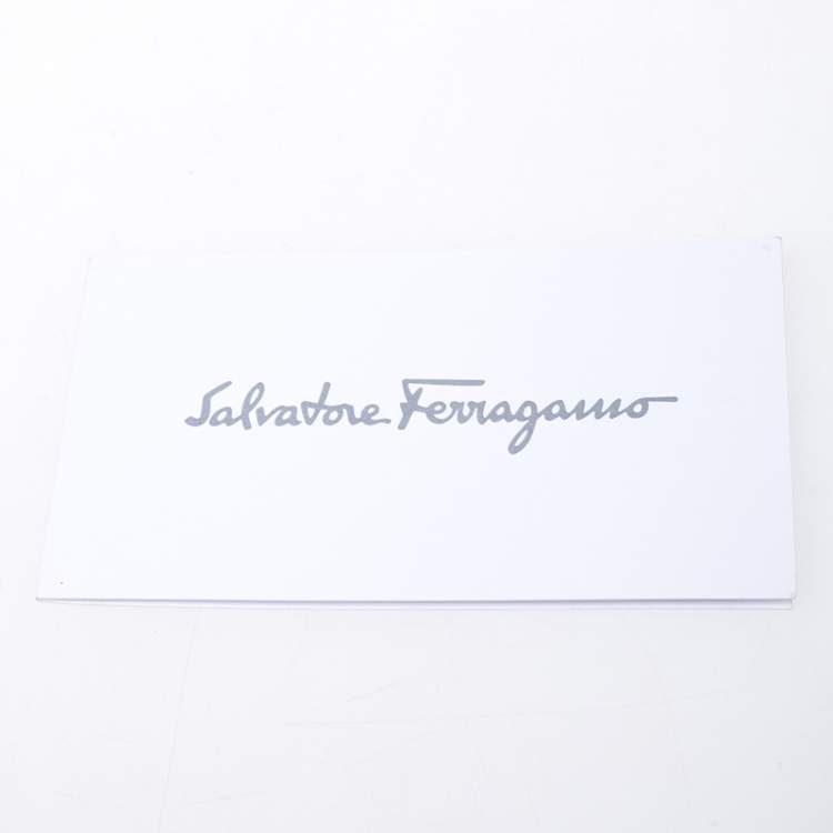 مملوكة مسبقًا Salvatore Ferragamo Fuchsia Python Foldover Clutch