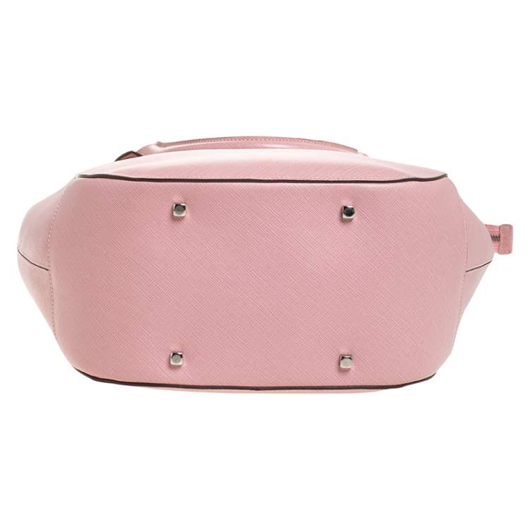 Pre Owned Salvatore Ferragamo Light Pink Leather Tote