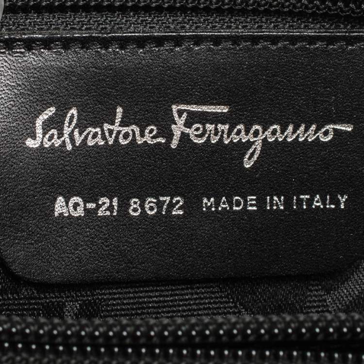 Pre Owned Salvatore Ferragamo Brown Ombre Leather Shoulder Bag