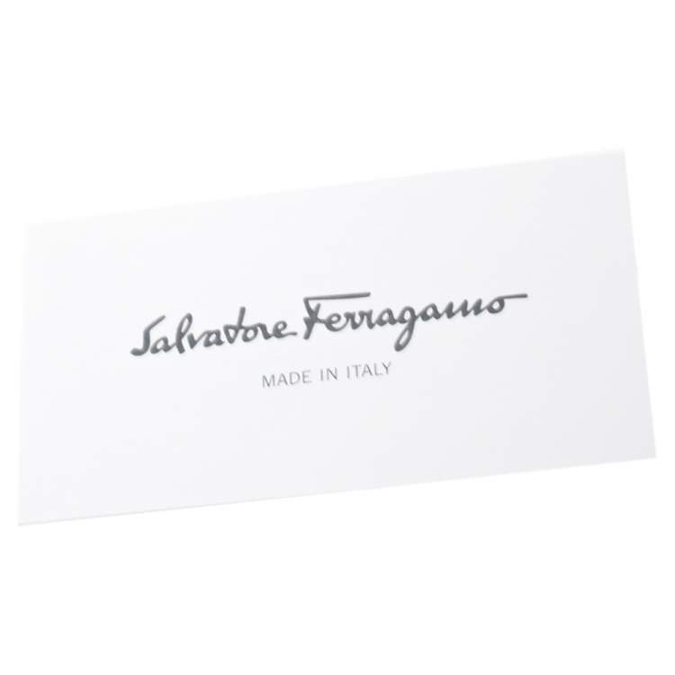 Pre Owned Salvatore Ferragamo Wine Red Leather Double Gancio Embossed Zip Tote