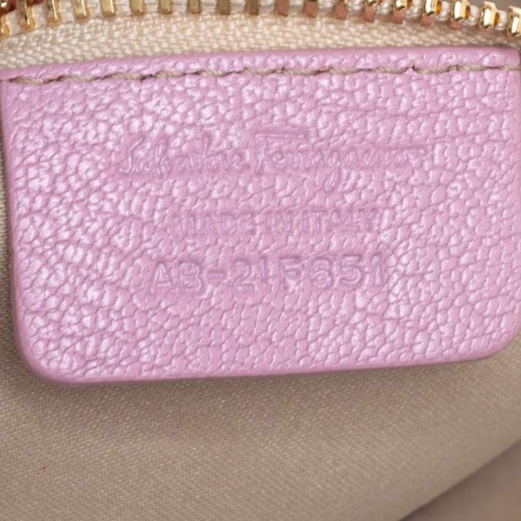 مملوكة مسبقًا Salvatore Ferragamo Pink Leather Mika Tote