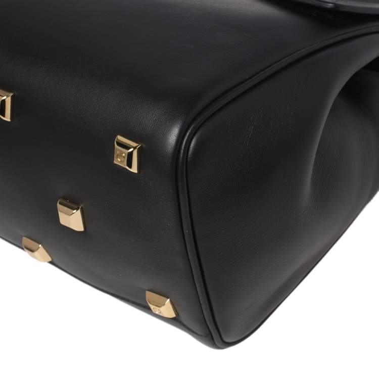 Pre Owned Salvatore Ferragamo Leather Studio Tote