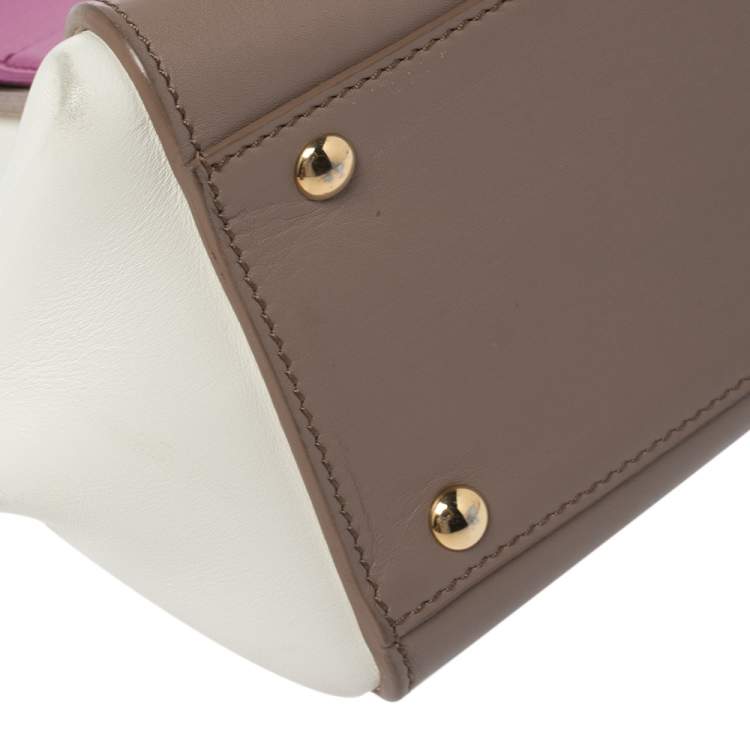 Pre Owned Salvatore Ferragamo Multicolor Leather Sofia Top Handle Bag