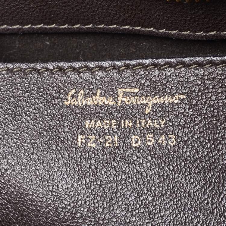 Pre Owned Salvatore Ferragamo Multicolor Patent Leather Large Sofia Top Handle Bag