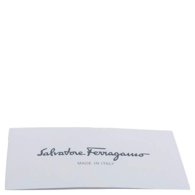 Pre Owned Salvatore Ferragamo Pink Leather Mini Melike Vara Bow Chain Tote