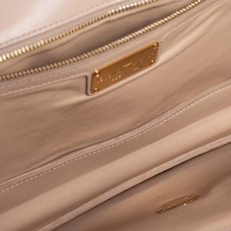 Pre Owned Salvatore Ferragamo Beige Suede and Fabric Ginny Fringed Crossbody Bag