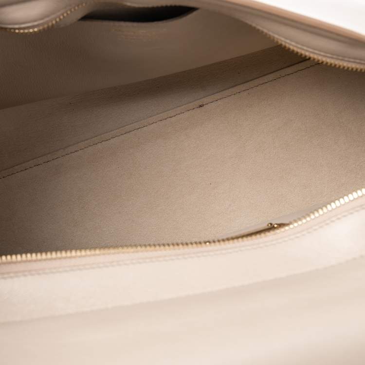 Pre Owned Salvatore Ferragamo Tricolor Leather Large Sofia Top Handle Bag