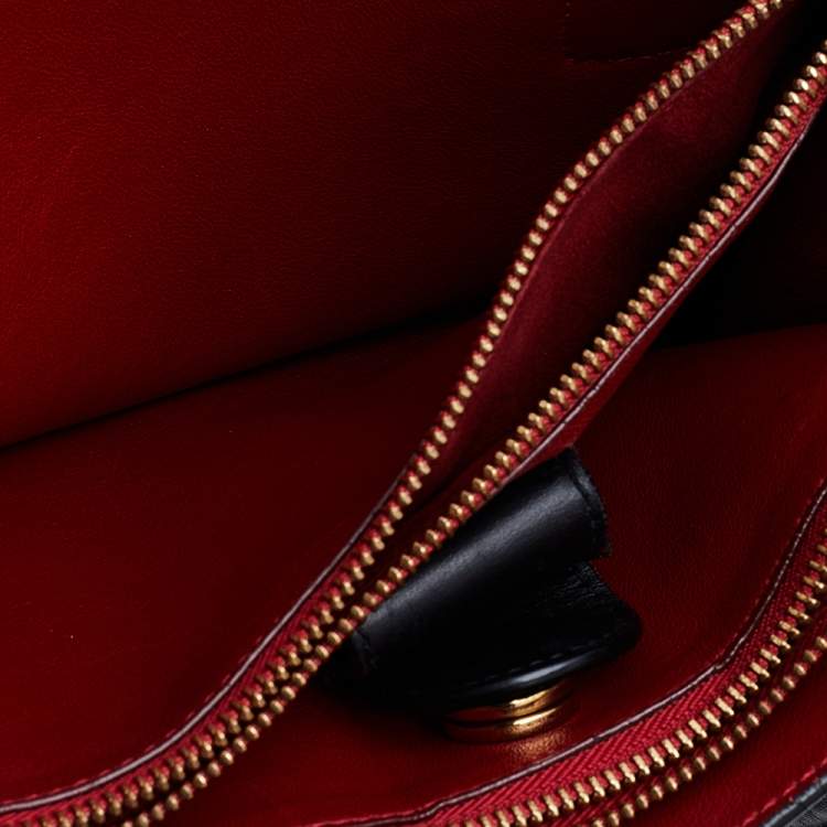 Pre Owned Salvatore Ferragamo Black Leather Tote