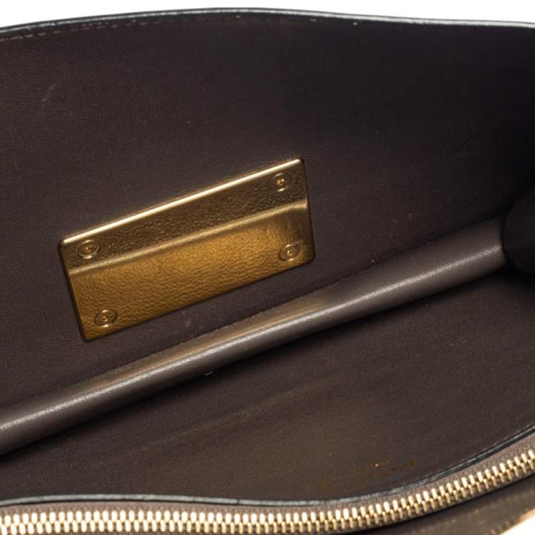 Pre Owned Salvatore Ferragamo Multicolor Stripe Leather and Python Trim Aileen Top Handle Bag