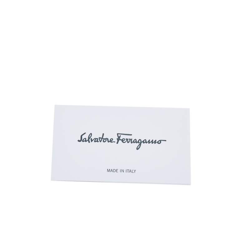 Pre Owned Salvatore Ferragamo Multicolor Foulard Print Leather Chain Crossbody Bag 
