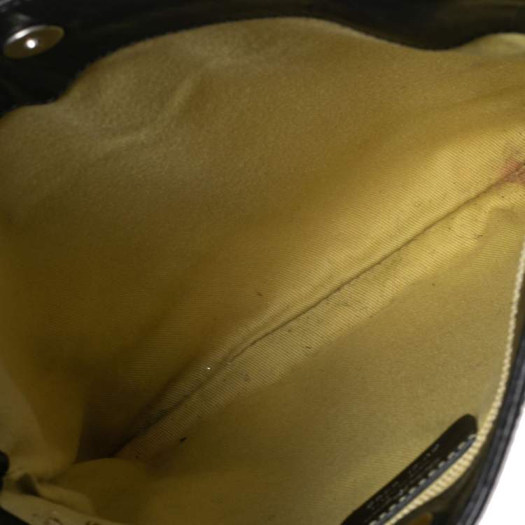 Pre Owned Salvatore Ferragamo Multicolor Nylon And Leather Jungle Safari Print Shoulder Bag