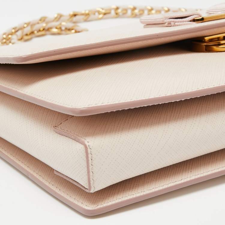 Pre Owned Salvatore Ferragamo Pink Leather Ginny Shoulder Bag