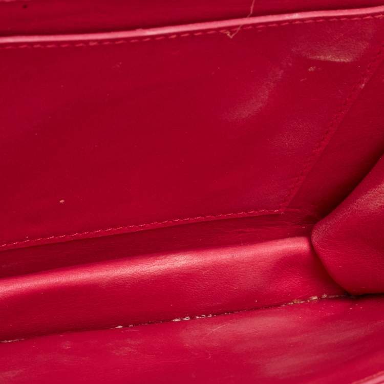 Pre Owned Salvatore Ferragamo Pink Satin Top Handle Bag