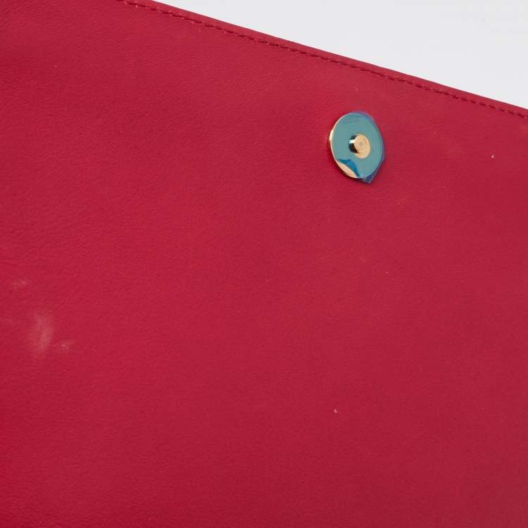 Pre Owned Salvatore Ferragamo Pink Satin Top Handle Bag