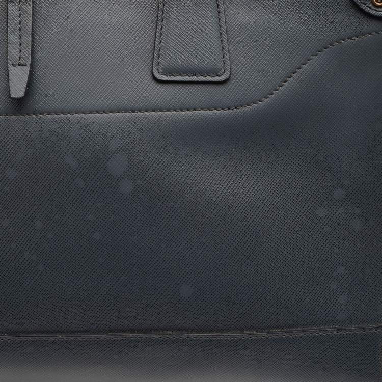 Pre Owned Salvatore Ferragamo Grey Leather Small Briana Tote