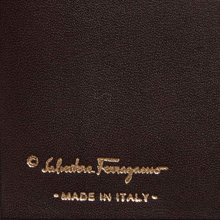 Pre Owned Salvatore Ferragamo Multicolor Jungle Print Fabric Flap Continental Wallet