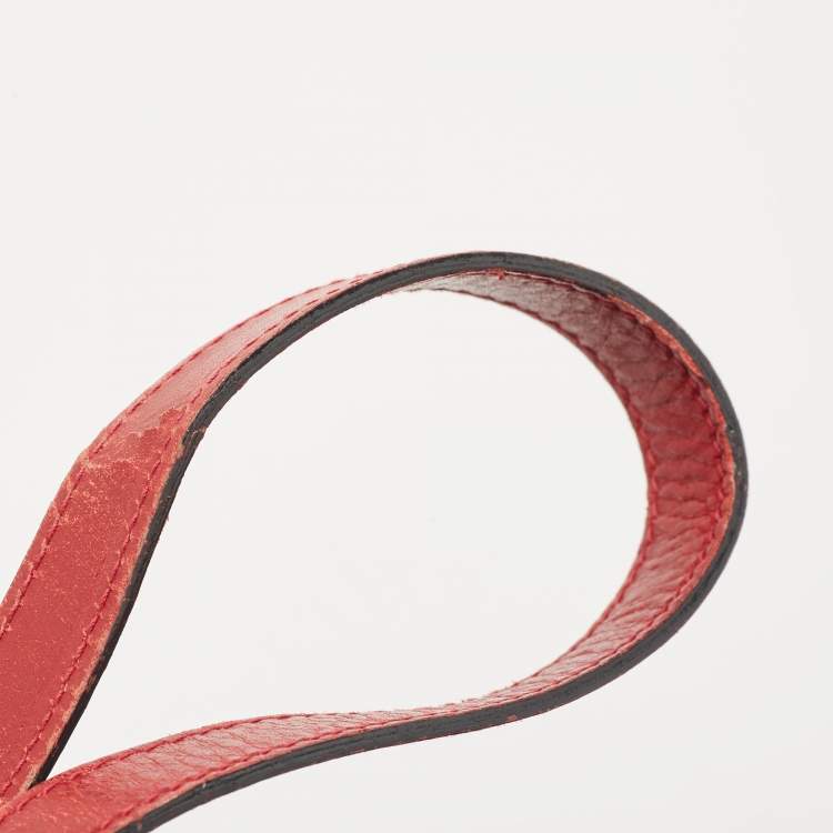 مملوكة مسبقًا Salvatore Ferragamo Red Leather Camera Crossbody Bag