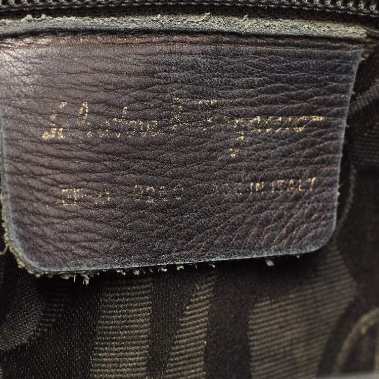 مملوكة مسبقًا Salvatore Ferragamo Black Leather Tote