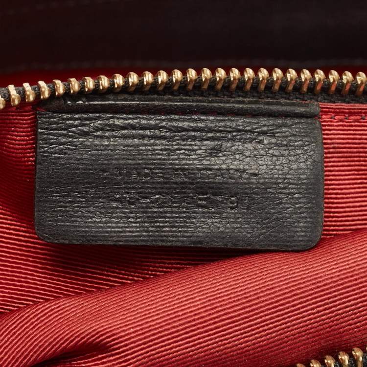 Pre Owned Salvatore Ferragamo Black Quilted Leather Bowler Bag