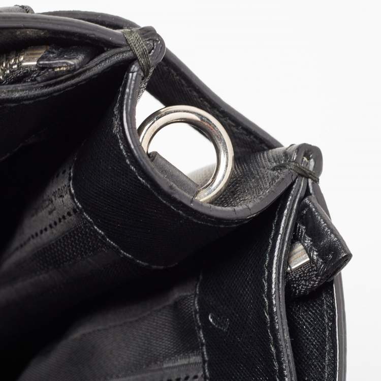 مملوكة مسبقًا Salvatore Ferragamo Black Leather Large Beky Tote