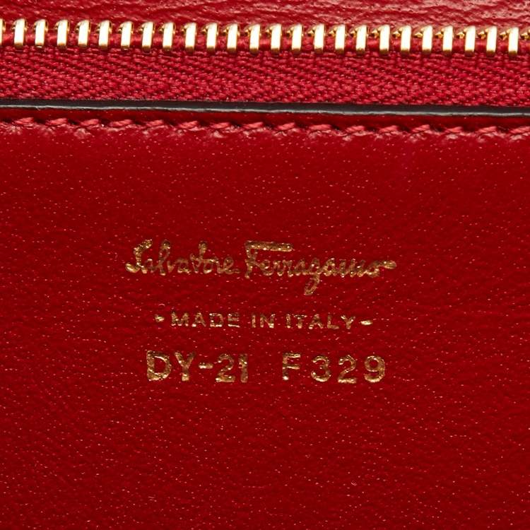 Pre Owned Salvatore Ferragamo Black Grommets Leather Marisol Top Handle Bag