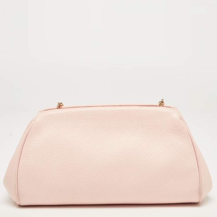 مملوكة مسبقًا Salvatore Ferragamo Pink Leather Gancini Crossbody Bag
