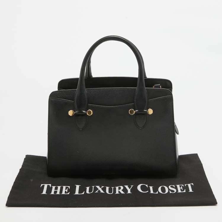 مملوكة مسبقًا Salvatore Ferragamo Black Leather Today Tote