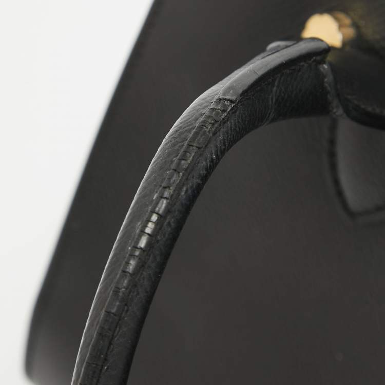 مملوكة مسبقًا Salvatore Ferragamo Black Leather Today Tote