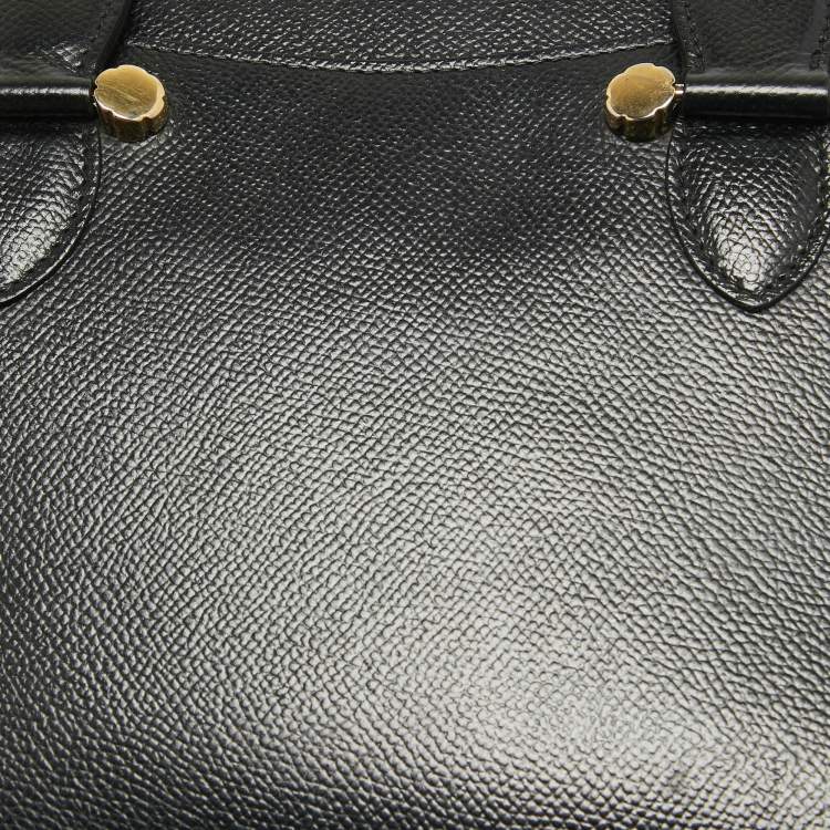 مملوكة مسبقًا Salvatore Ferragamo Black Leather Today Tote