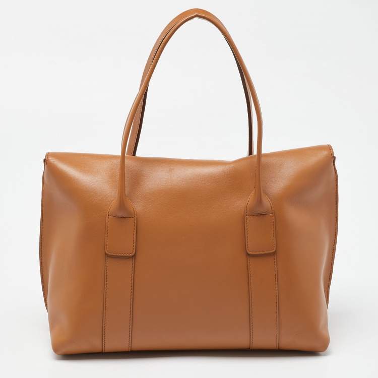 Pre Owned Salvatore Ferragamo Tan Leather Mara Tote