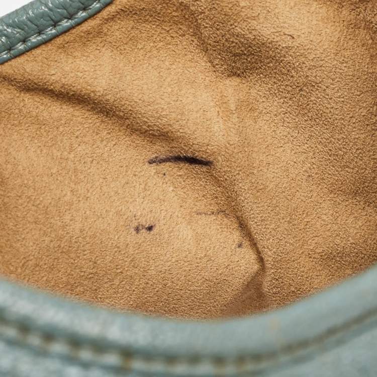 Pre Owned Salvatore Ferragamo Blue/Brown Leather and Suede Hobo
